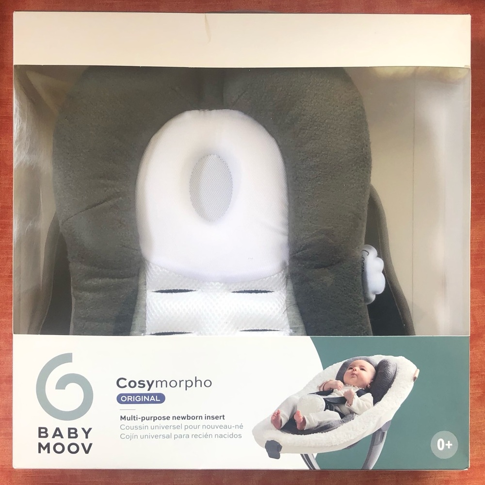 Babymoov Cozymorpho Multi Purpose Newborn Insert Infant Cushion - Smokey NIB